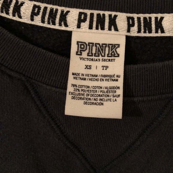 Crew neck pink sweatshirt - Picture 3 of 3